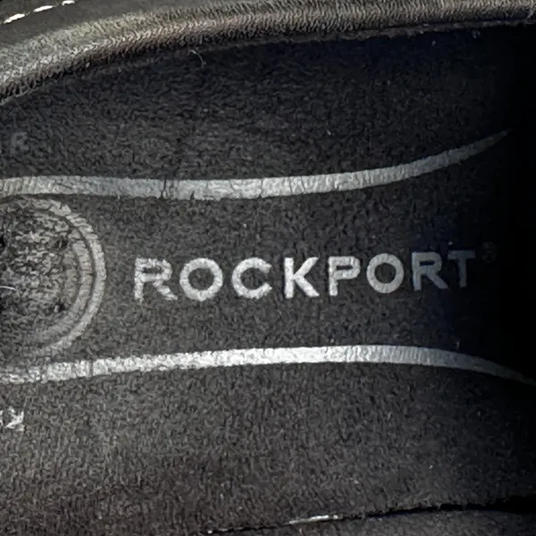 Rockport Men’s 9M Black Leather Loafers Slip On Business Casual Comfort Shoes - Image 14