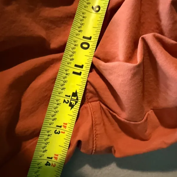 Soft Surroundings Cargo Pants L Burnt Orange Floral Embroidered Boho - Image 16