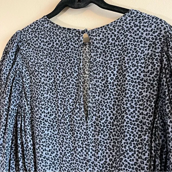✨ Abercrombie & Fitch Gray Black Leopard‎ Cheetah Mini Dress XS - Image 10