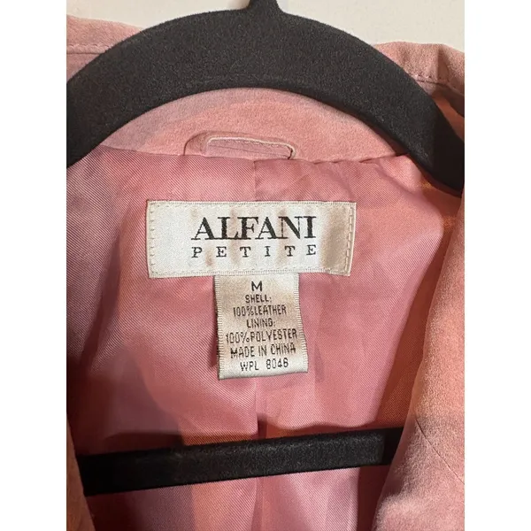 American Vintage Vtg pink suede leather jacket - Image 6