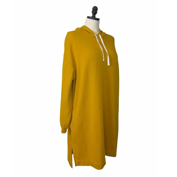 Koolaburra by UGG Women’s Size XL Hooded Sweatshirt Dress Mustard Yellow Lounge - Image 3