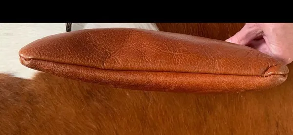 Patricia Nash Brown Leather Clutch/Wristlet With Tooling - Image 4
