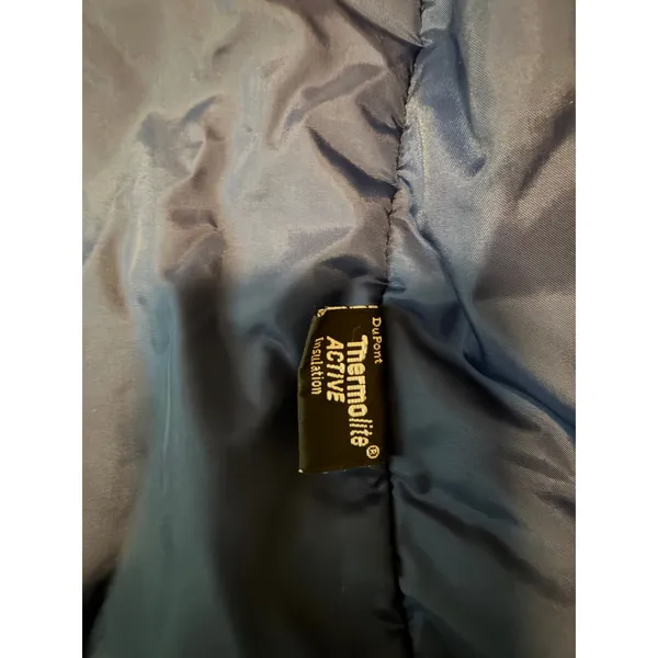 LL Bean Women's Thermolite Active Jacket Medium Navy Blue Full Zip OUW49 - Image 7