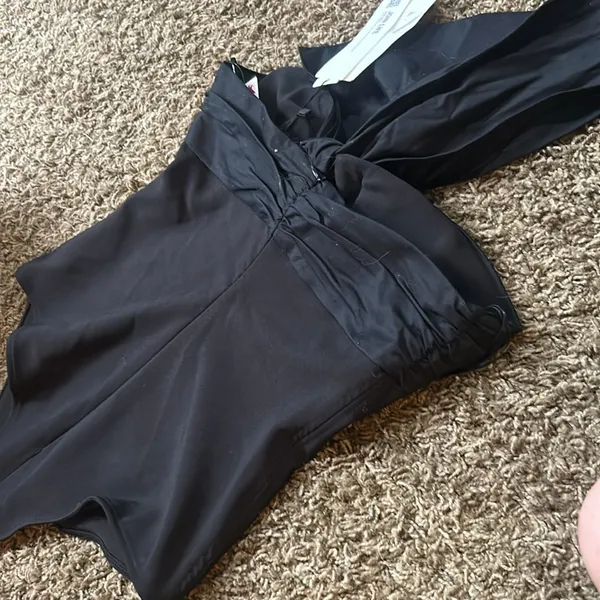 NWT Zara Halter Black Linen Size‎ XS - Image 6