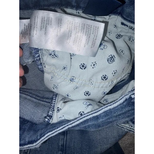 Pilcro The Icon Flare Jeans 29 Medium Blue Denim High Rise Anthropologie Distres - Image 6