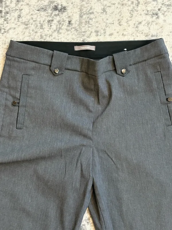 Maurice’s gray slim fit dress pant, stretch waist size medium regular - Image 2