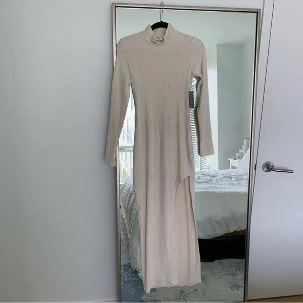 Amanda Uprichard Secora Long Sleeve Turtleneck Maxi Dress - Image 2