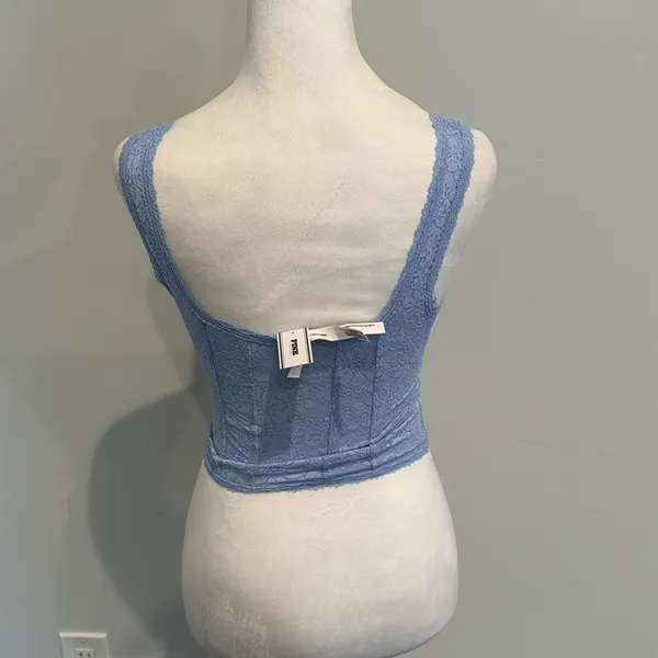PINK Victoria’s Secret Blue Bralette Top - Image 4