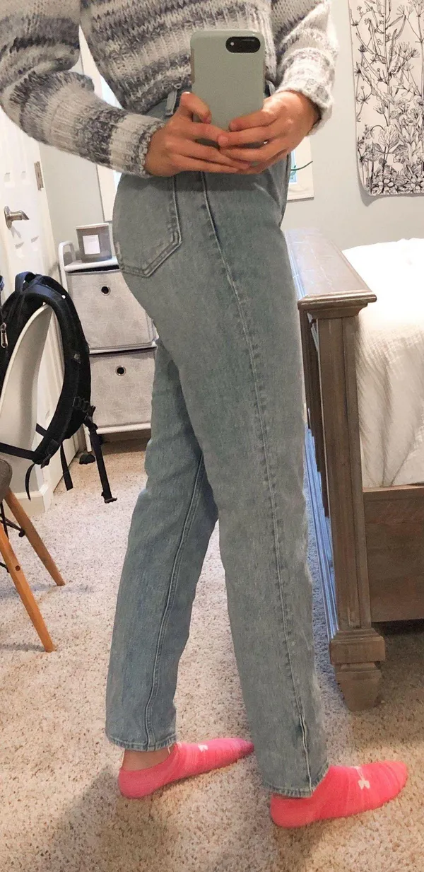 Abercrombie & Fitch A&F Wide Leg Flare Jeans - Image 3