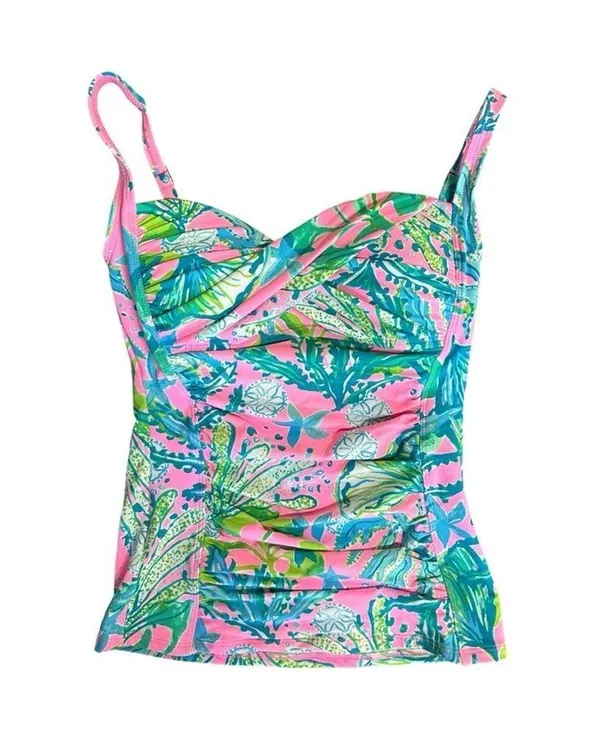 Lilly Pulitzer Mandevilla Baby Hip Nautic Bec Tankini Size 0 - Image 5