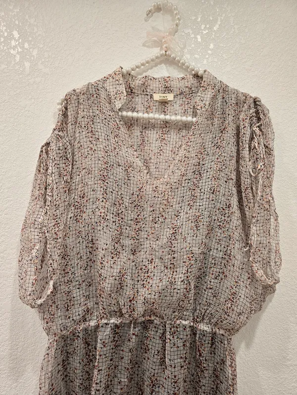 Anthropologie TINY Silk midi Dress Small - Image 5