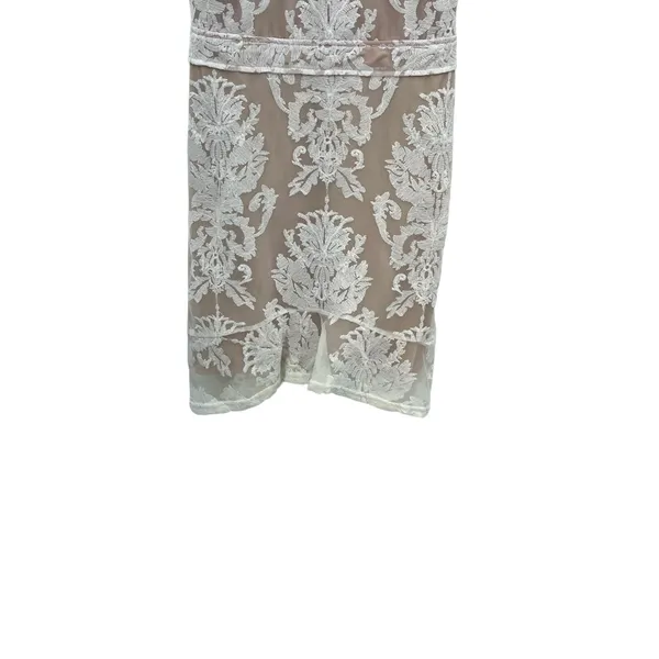 For Love & Lemons San Marcos Mini Dress Lace Ivory White Size‎ Medium - Image 7