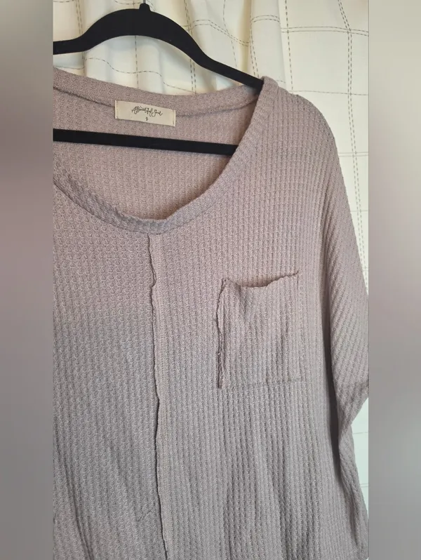 Arula Boxy Crop Tee Purple Size 2X - Image 3