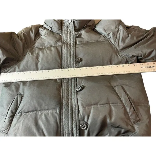 LFL Lust For Life Black Down Waterfowl Feather L Bomber Puffer Jacket - Image 10