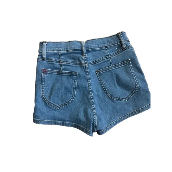 BDG Pinup Super High Rise Light Wash‎ Shorts Size 25 - Image 5