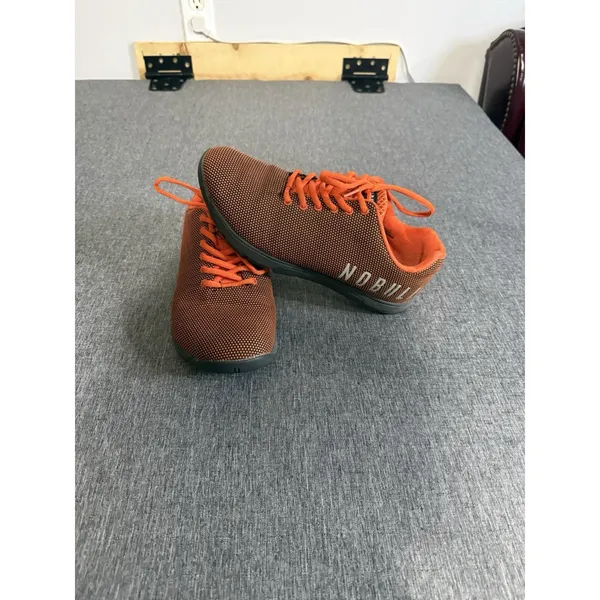 Nobull Superfabric Outwork CrossFit Trainers Women's Sz 9.5 Orange/black - Image 2