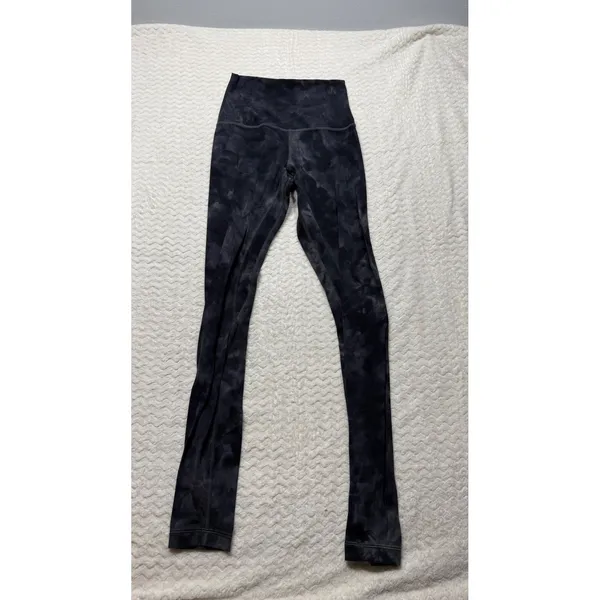 Lululemon Align High-Rise Pant 28 Diamond Dye Graphite Grey Bronze Green Size 4 - Image 2