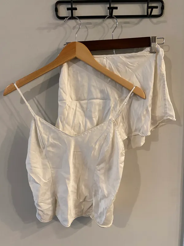 Victoria's Secret Silk White Set - Image 2