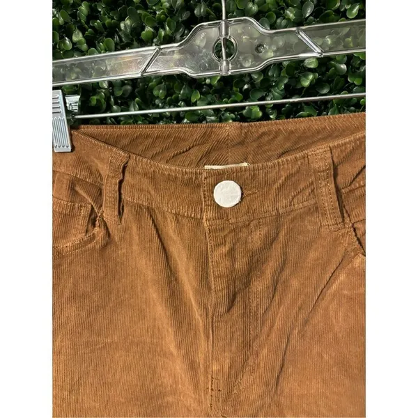 NEW Faherty Womens Corduroy Pants Size 27 Brown Stretch Cord Julianne Pant 2 - Image 2