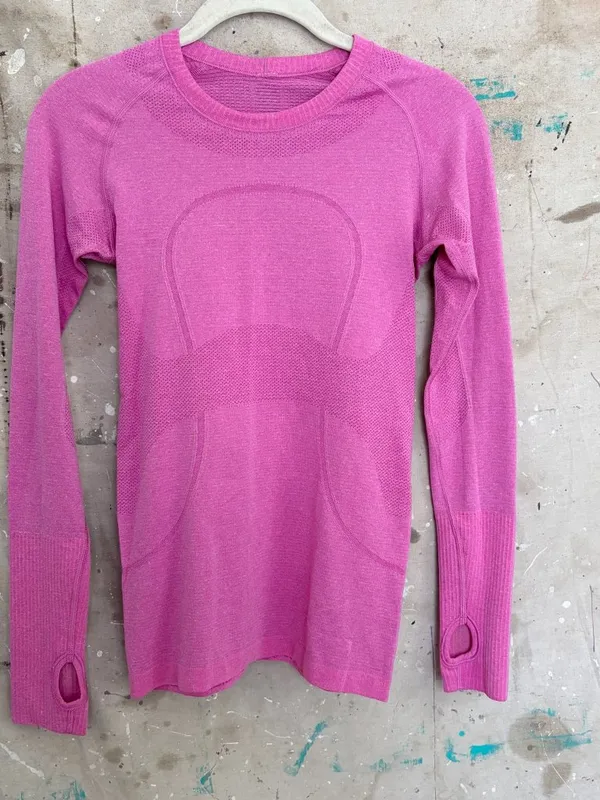 Lululemon Run Swiftly Tech Long Sleeve Pink - Image 2