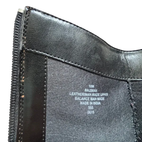 Bandolino Knee High Leather Boots‎ Sz 10 Black Brown Equestrian - Image 4