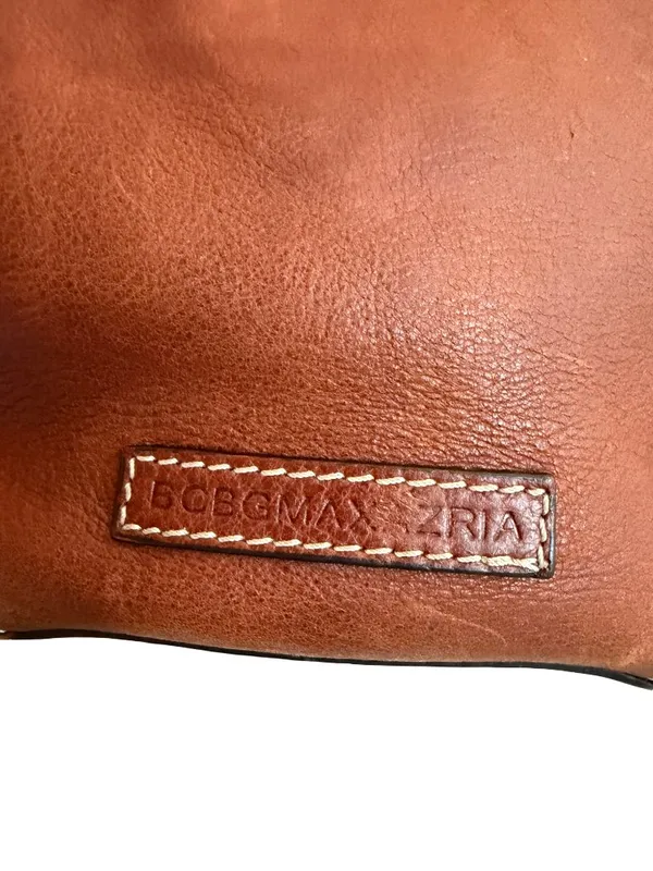 BCBGMaxAzria Brown Y2K Purse Shoulder Bag 2000s Retro Vintage Small Boho Slouch - Image 4