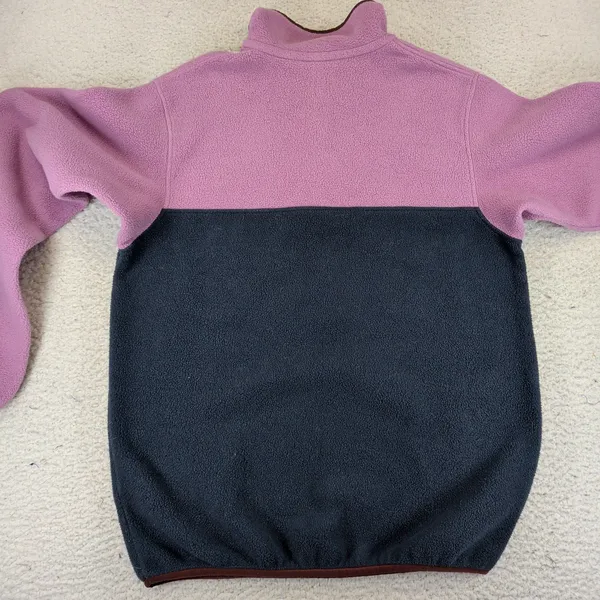 Patagonia Synchilla Lightweight Snap-T Pullover Pink Navy 25455 Womens Small - Image 10