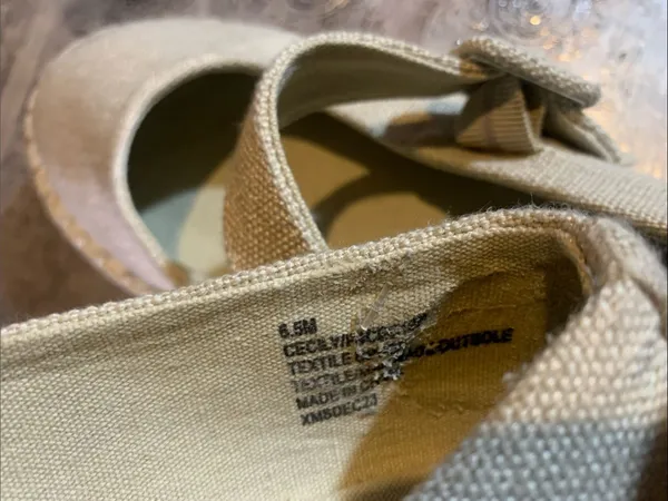 Haute Hippie Cream Linen Blend Mary Jane’s Size 6.5 - Image 7