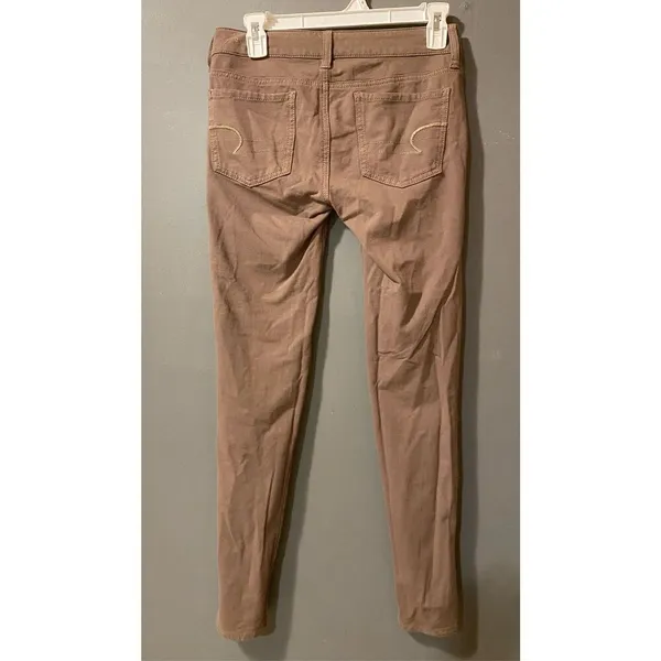 American Eagle Jeans Women's Pink Light Wash Stretch Jegging Size 2 - Image 2