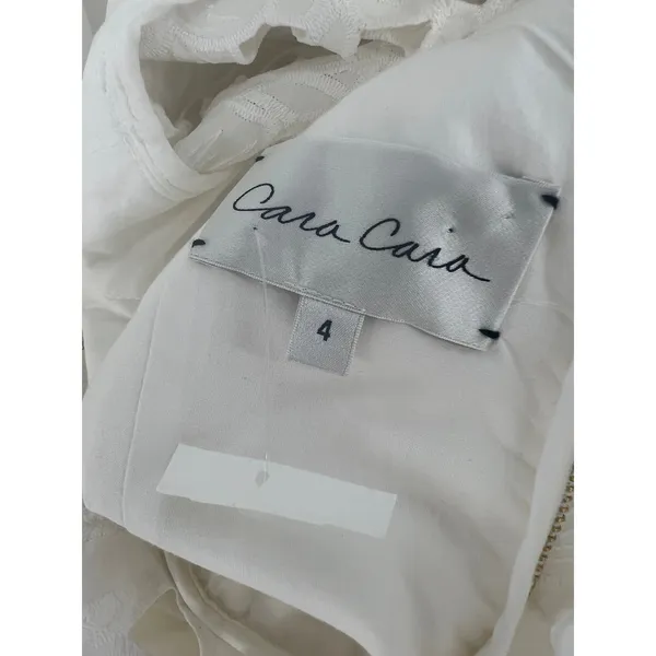 Cara Cara NWT Hart Eyelet Dress Cotton Square Neck‎ Mini Dress Brodererie Size 4 - Image 10