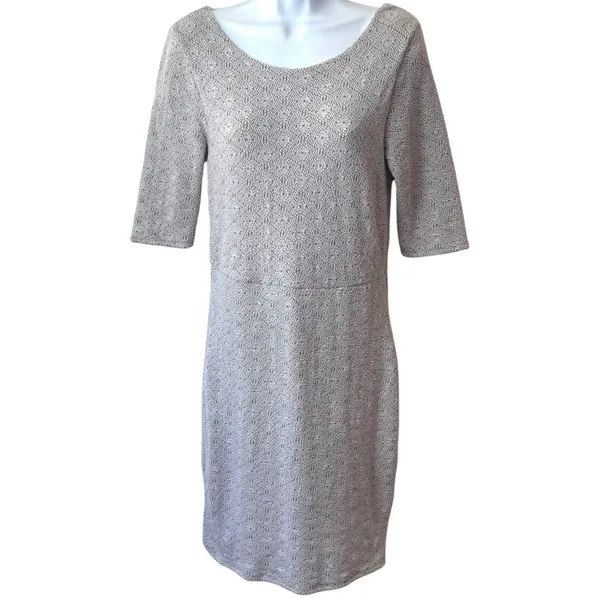 Free People Floral Purple & Green Texture Mini Dress FairyCore Feminine Dainty L - Image 2