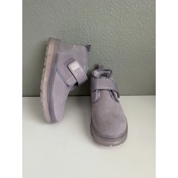 UGG Neumel Clear Chukka Suede Boots Women's Sz 9 1137030 Lilac Purple Lavender - Image 2