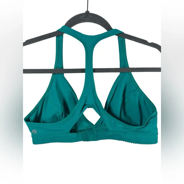 Lululemon All Day Breeze Bra Viridian Green Size 10 Strappy Sports Bra - Image 4