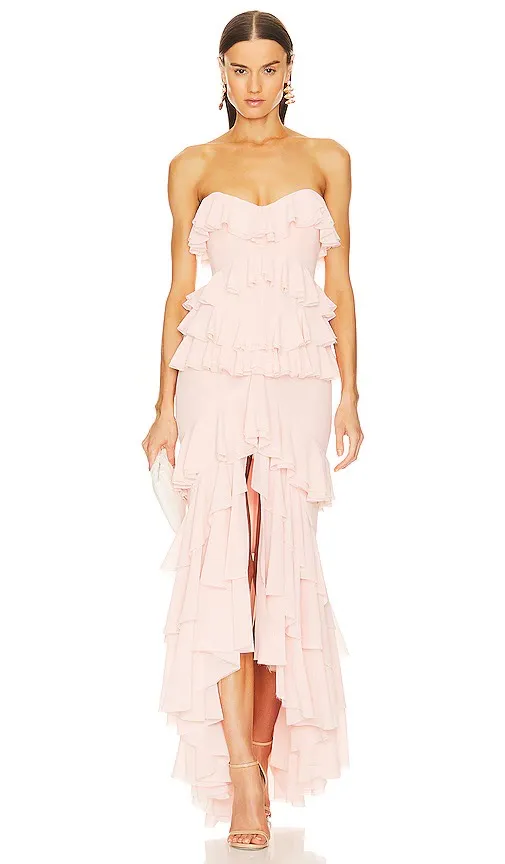 Michael Costello x Revolve Pink Maxi Dress - Image 2