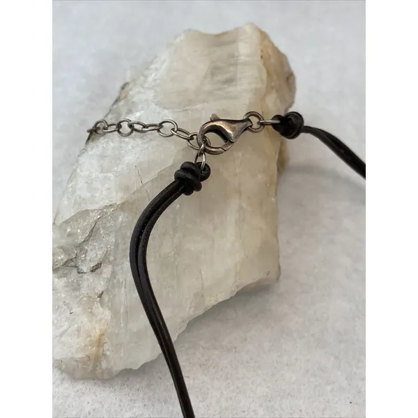 Peyote Bird Pearl Leather Stone 2 Strand‎ 925 Sterling Silver 20'' Necklace 60g - Image 7