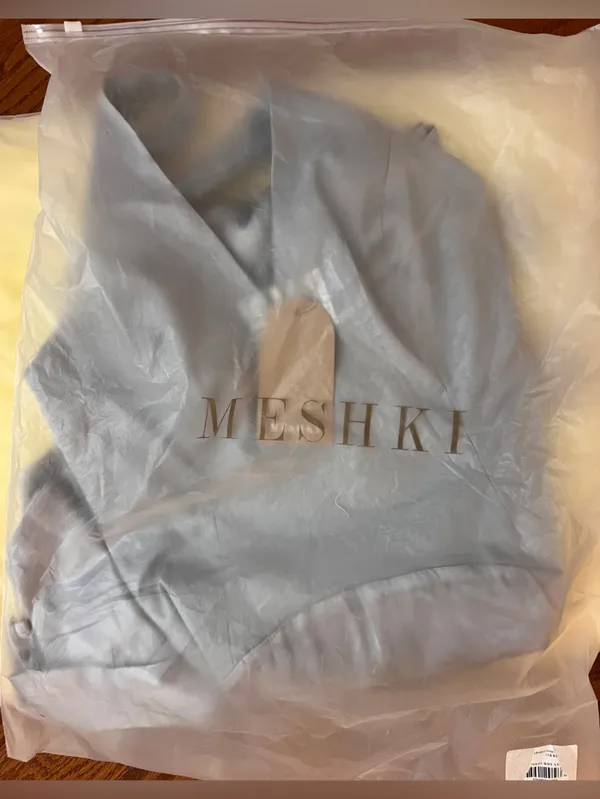 Meshki Maura Taffeta And Satin Maxi Dress - Cornflower Blue, M - Image 7