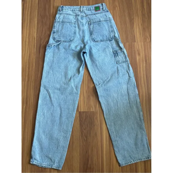 Empyre Tori 90s SK& Carpenter Jeans Light Wash Blue Baggy Skater Size 3 - Image 3