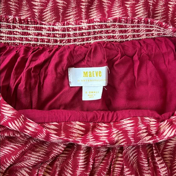 Anthropologie Maeve Skylar Mini Wrap Skirt - Image 3