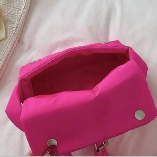 Pink Quilted Crossbody Puffer Shoulder Bag Handbag Nwt - Image 2