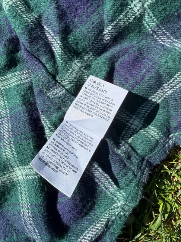 American Eagle Hooded Flannel - Image 12