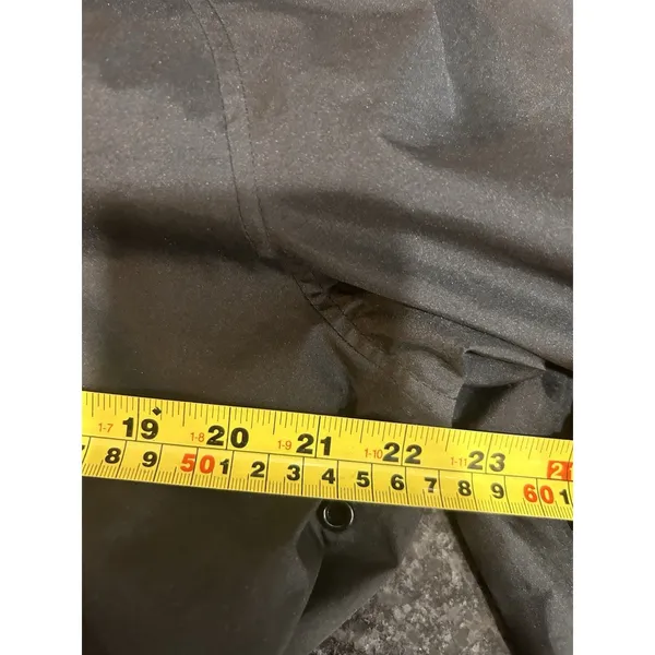 Vintage Towne London Fog Trench Coat Black Double Breasted Women’s 12 Regular - Image 5