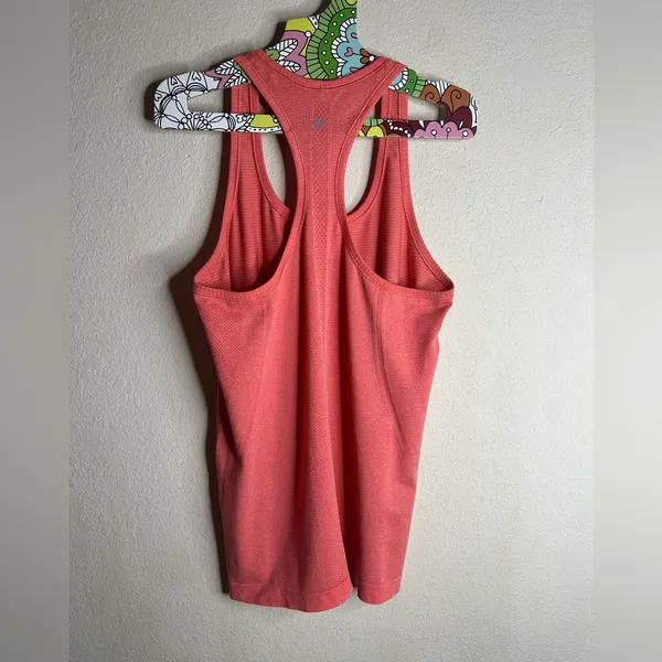 Lululemon Swiftly Tech Racerback heathered orange size 10 - Image 2