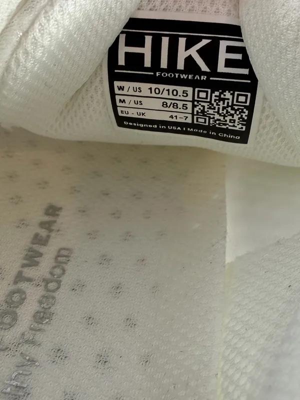 NWT Hike Footwear Series Cloud Ergonomics‎ Barefoot Shoe in White Unisex - Image 8