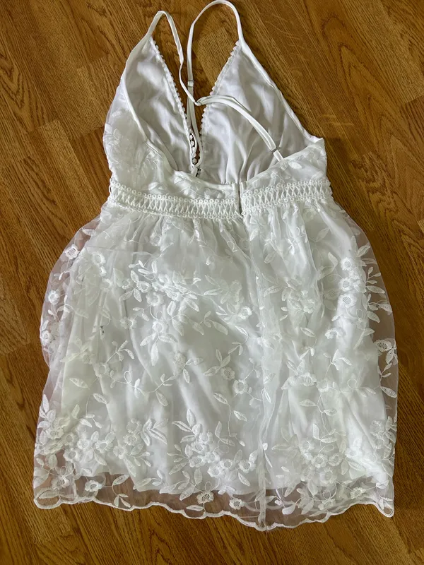 Floral dress White - Image 4