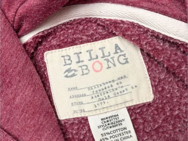 Billabong Since 1973 Crest Hoodie – Burgundy M - Image 3
