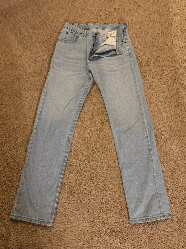 Wrangler Light Wash Jeans Straight - Image 3