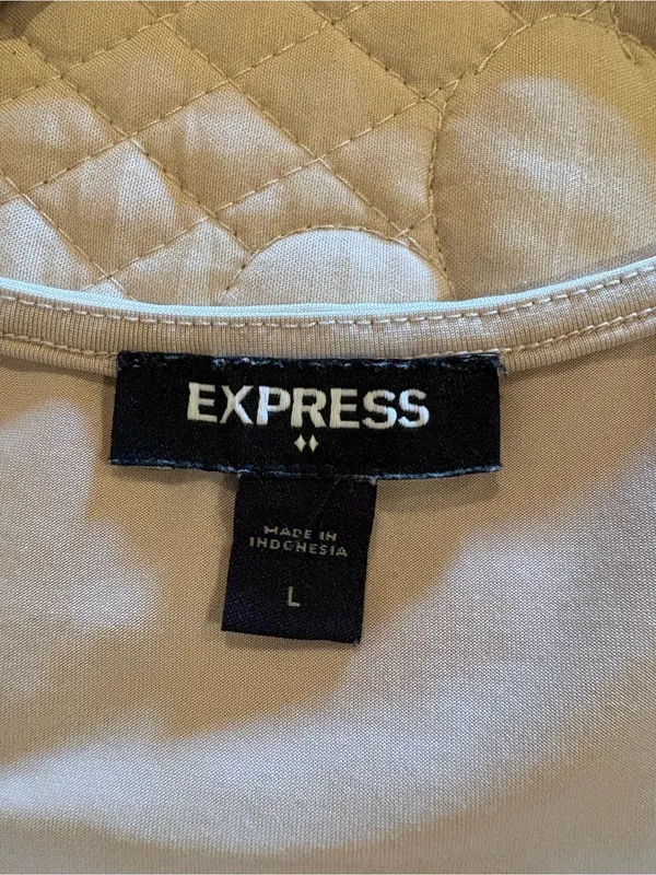 Express Body Contour Compression High Neck Bodysuit women’s L - Image 4
