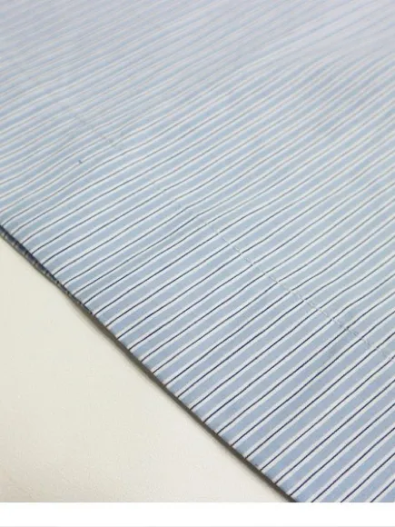 Doen Quinn Tie-Detailed Shirred Striped Organic Cotton-Poplin Midi Dress,Blue,M - Image 3