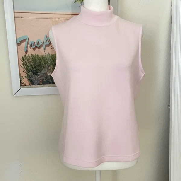 Spanx AirEssentials Mock Neck Sleeveless Tank Top Women’s Large - Image 2