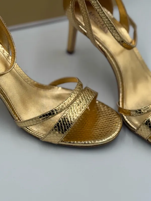 Michael Kors Heels Gold 7 - Image 3